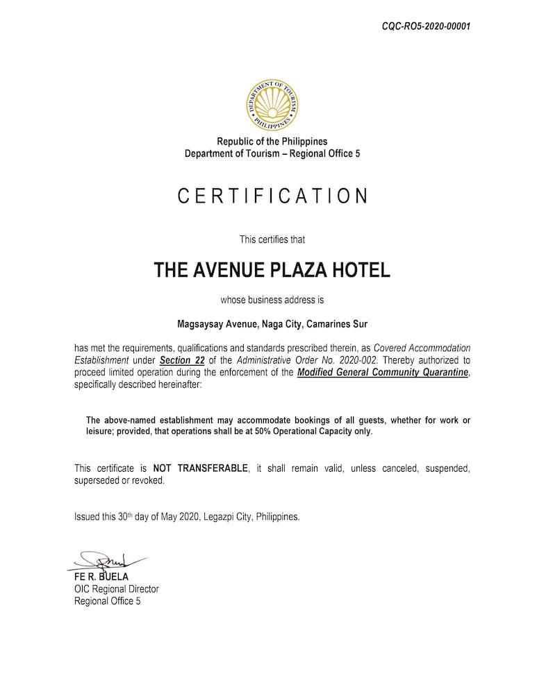 נגה The Avenue Plaza Hotel מראה חיצוני תמונה